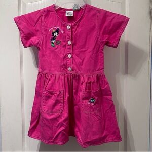 The Disney Store pink Minnie summer dress kid size 8/10